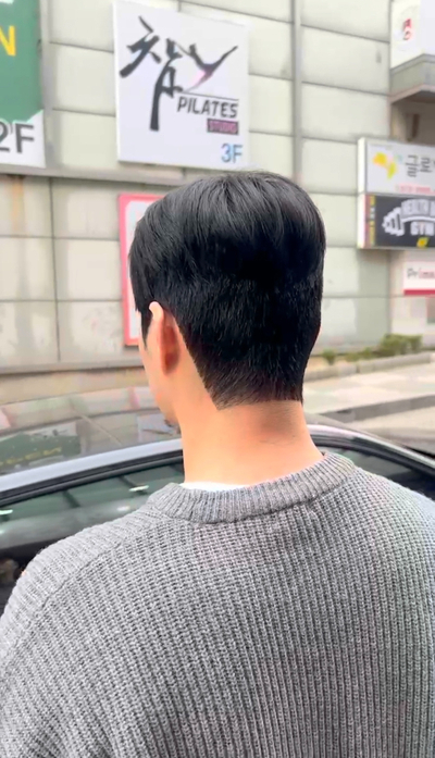 미남커트염색 이미지