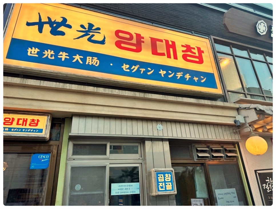 세광양대창광주 이미지