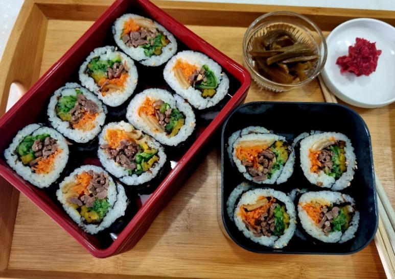집김밥 이미지
