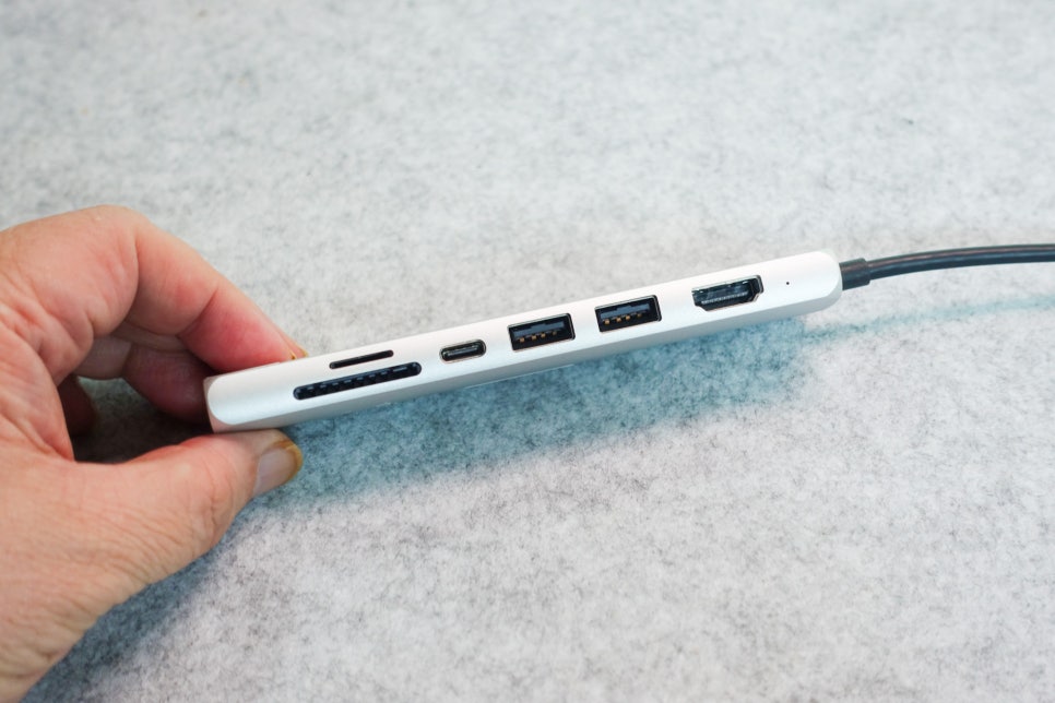 사테치 USB C 7-in-1 멀티 포트 어댑터 "아이패드 프로, 맥북 USB C타입 멀티 허브로 멀티스테이선 구축" 이미지 7