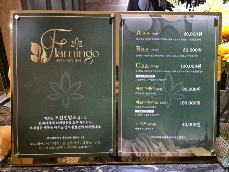 플라밍고베트남힐링케어 이미지
