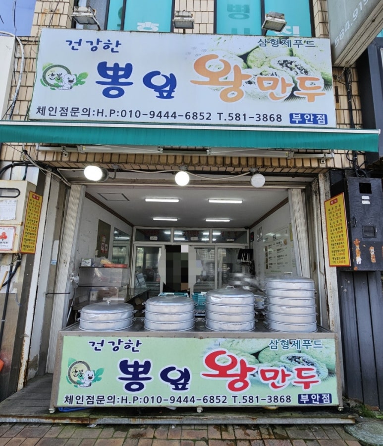 건강한뽕잎왕만두 이미지
