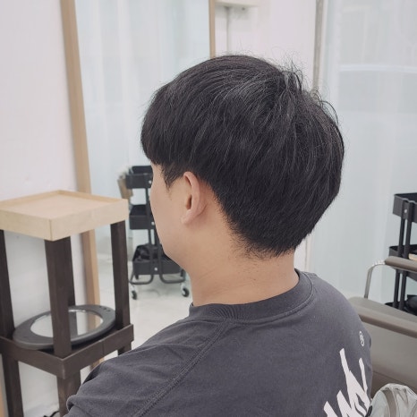 브라운 맨즈헤어 이미지