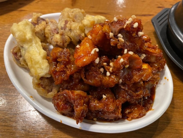 찜이닭똥집 이미지