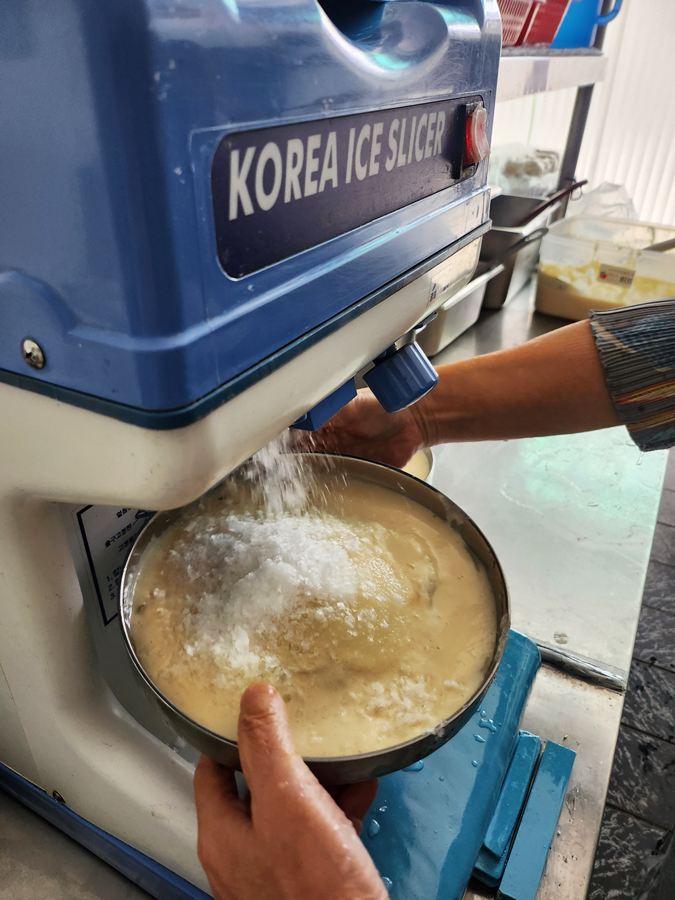 녹차콩물국수 이미지