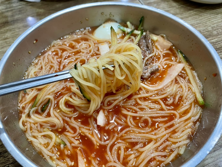 오직밀면 이미지