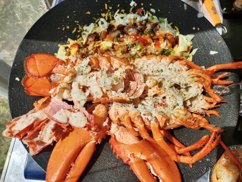 완도조개구이 이미지