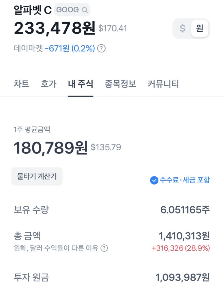 구글 알파벳 첫 배당금 지급. 나의 보유현황과 투자방법 (주당 배당금, 배당락일, 배당지금일) : 네이버 블로그