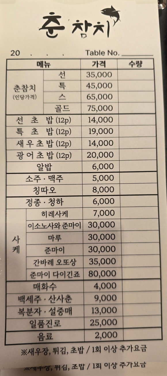 춘참치 이미지