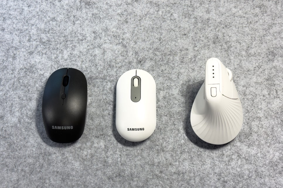 삼성 멀티 무선 버티컬 마우스(SM-M1300QW) "사무용 마우스 추천 - 편안한 손목과 멀티페어링이 장점" 이미지 9