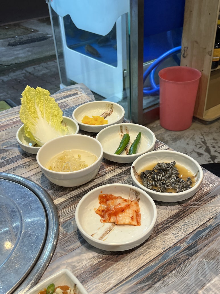 산오징어바지락칼국수 이미지
