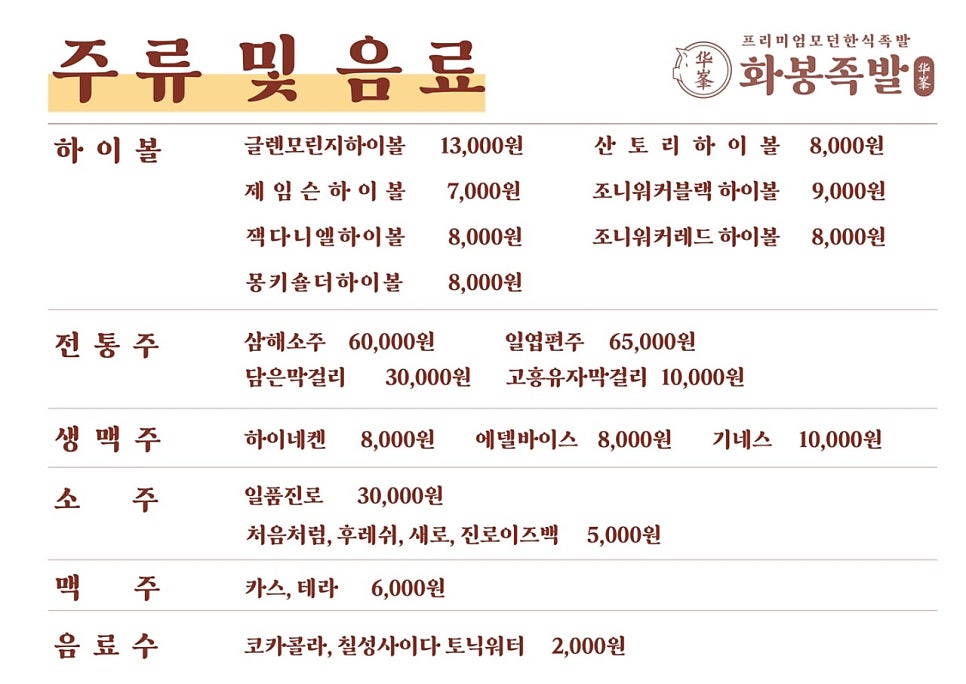 화봉족발선릉 이미지