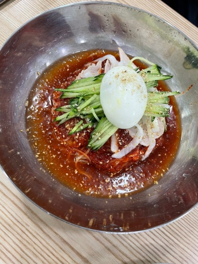 기장밀면 이미지
