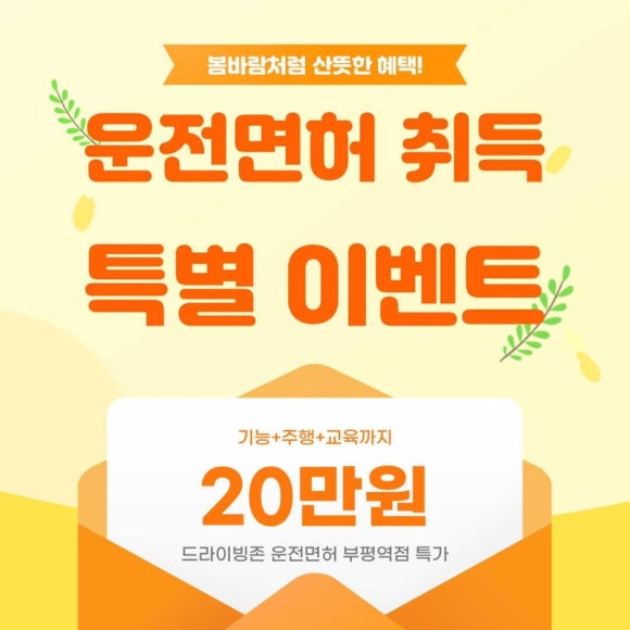 드라이빙존운전면허 이미지