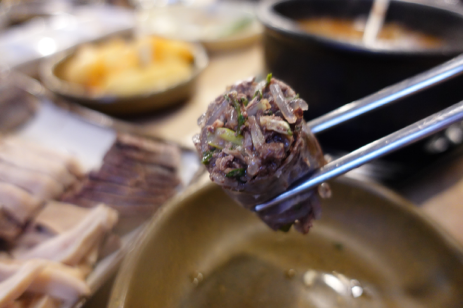 아바이순대 이미지
