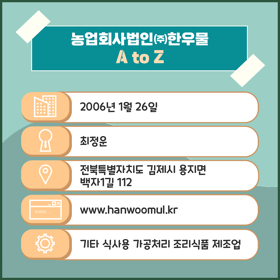 기타 식사용 가공처리 조리식품 제조업 이미지