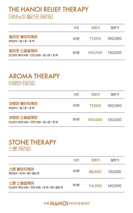 더하노이풋앤바디시청프레지던트호텔점 이미지