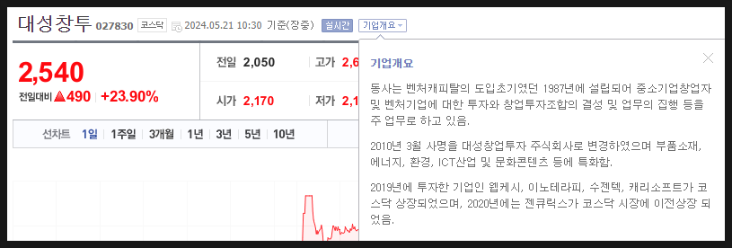 주식회사 대성환경 이미지