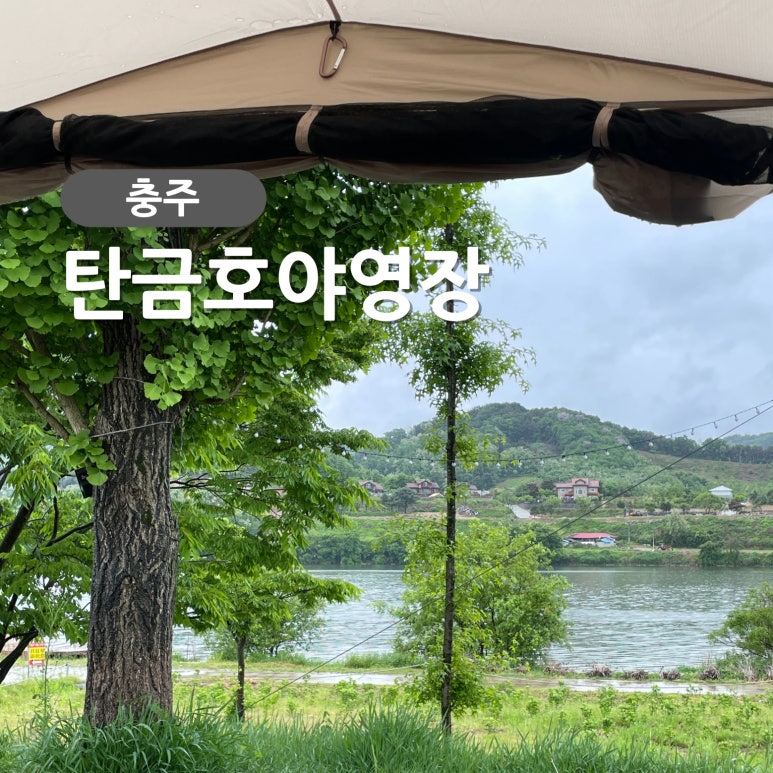 탄금호 야영장 이미지