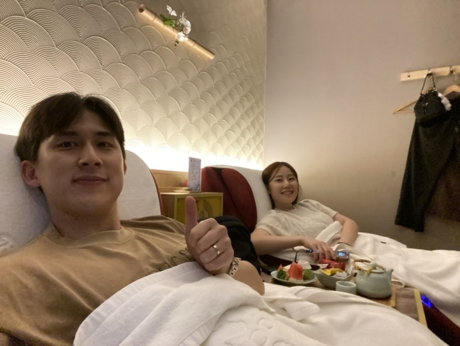 강변발마사지 이미지