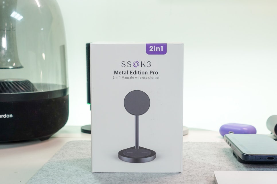 SSOK3 맥세이프 2in1무선충전기 에어팟프로 충전과  아이폰15프로 거치대 로 사용해보니.. 이미지 5
