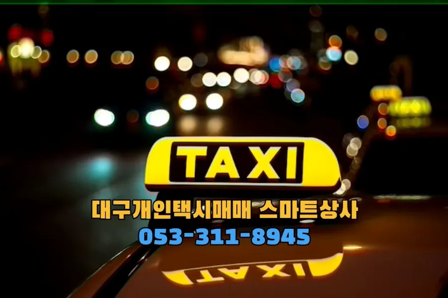 대구개인택시매매스마트상사 이미지