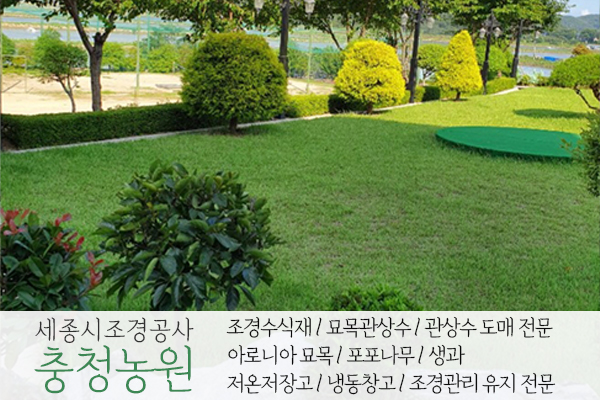 세종나무조경 이미지