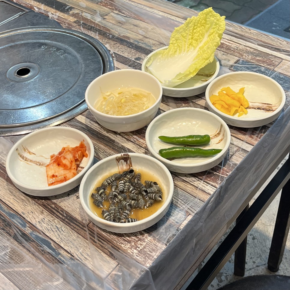 산오징어바지락칼국수 이미지