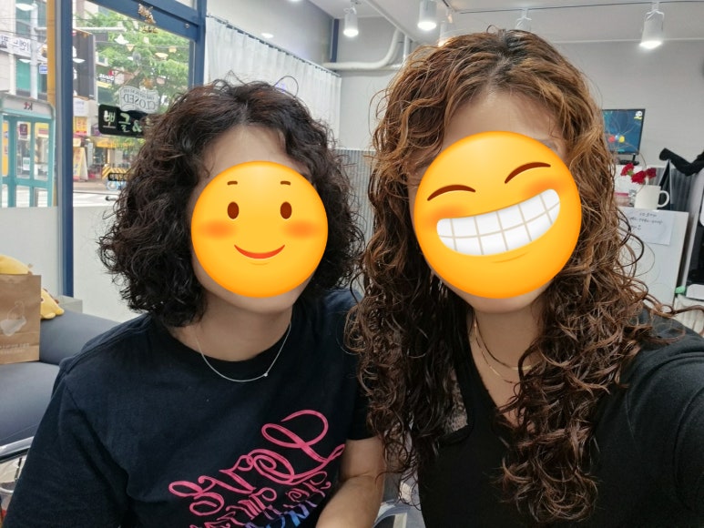 뽀글뽀글&눈썹 이미지