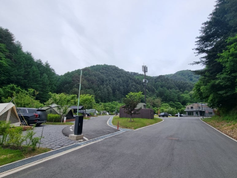 갯골자연휴양림 야영장 이미지