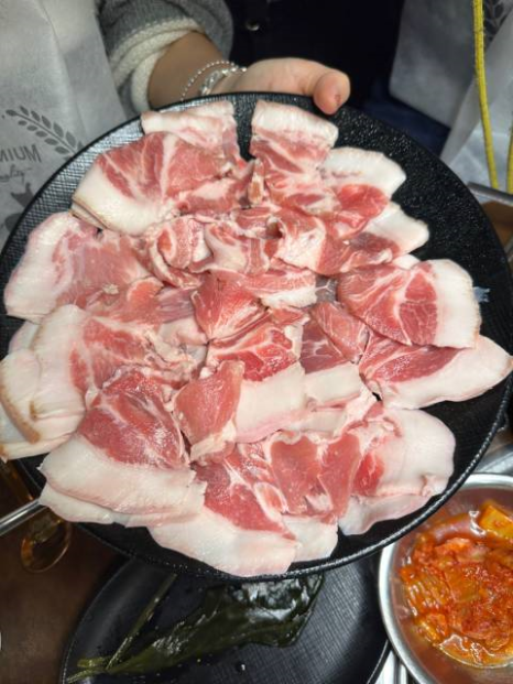 슬라이스 대패삽겹 이미지