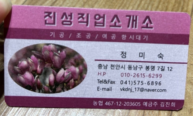 진성직업소개소 이미지