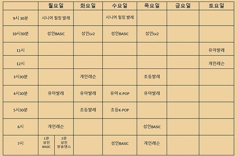 비브발레학원 이미지