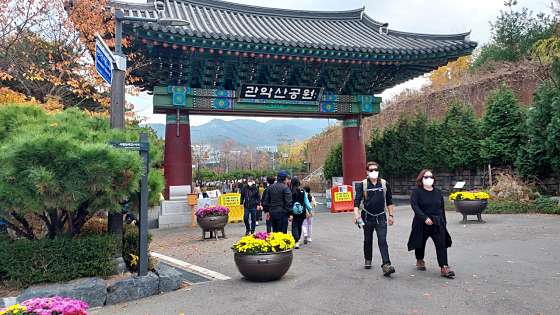 관악산 계곡 캠핑장 이미지