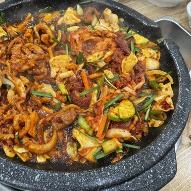 논공숯불생오리 이미지