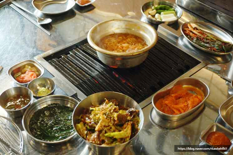 숯불과 연탄불 이미지