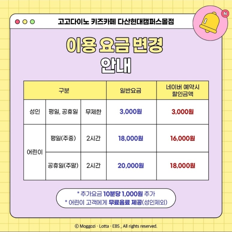 고고다이노 키즈카페 다산현대캠퍼스몰점 이미지