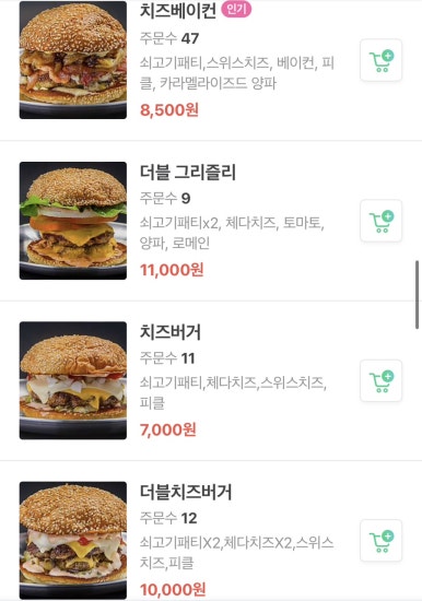 그리즐리버거 이미지