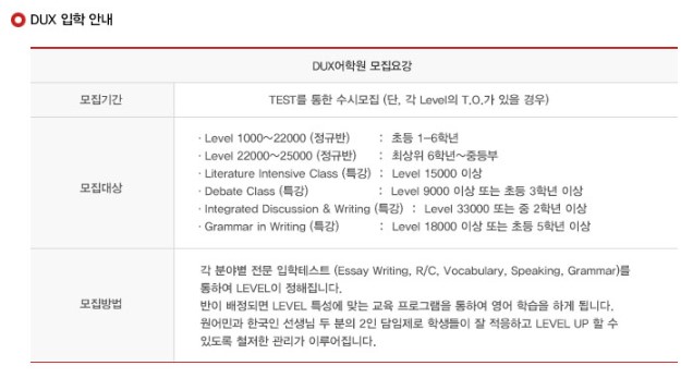 덕스어학원 이미지