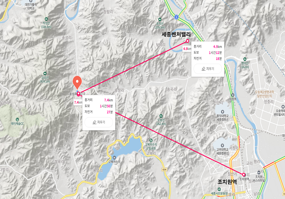 남천안IC(조치원) 이미지