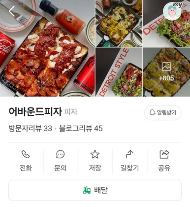 어바운드피자 이미지