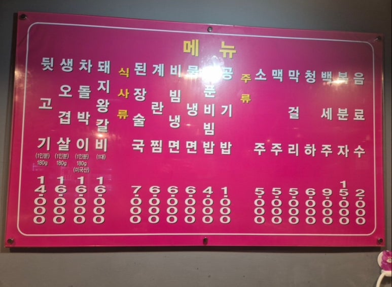 먹어봐뒷고기 이미지