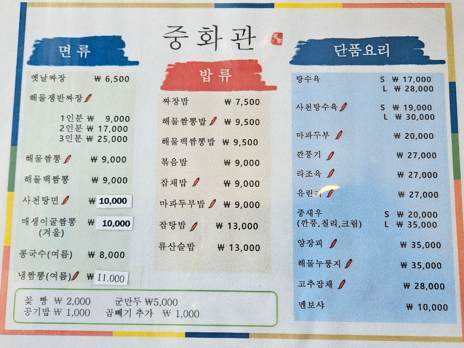 중화관 이미지