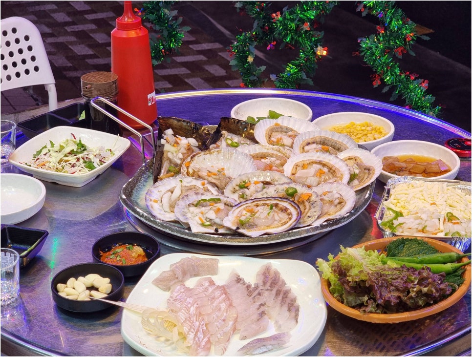 산꼼장어조개구이 이미지