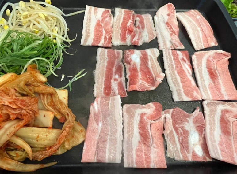 냉삼겹한잔해 이미지