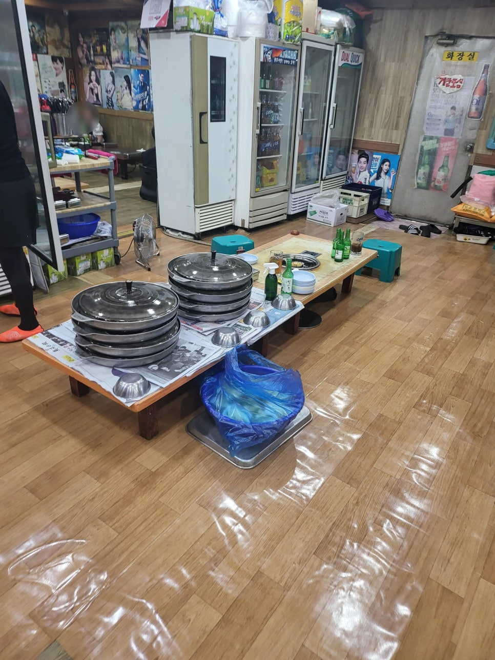 솥뚜껑생삼겹살 이미지