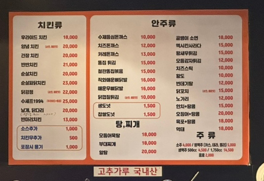 수세프치킨민둥산점 이미지