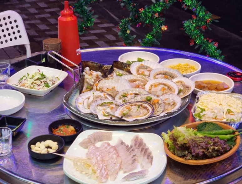 산꼼장어조개구이 이미지