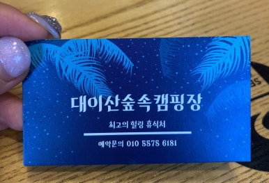 대이산 숲속 캠프 이미지