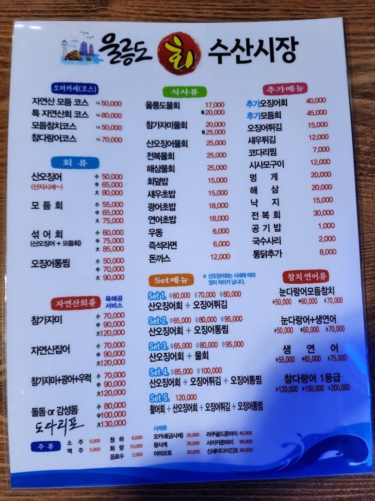 울릉도회산오징어 이미지